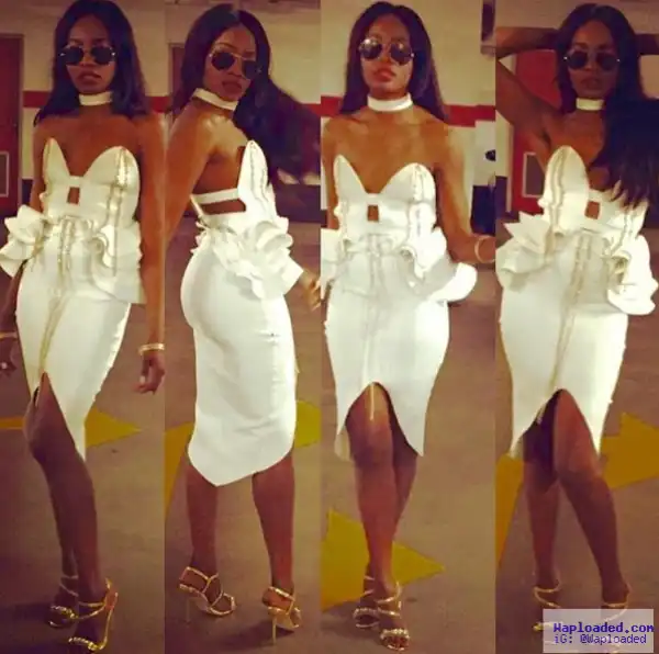 Photos: Seyi Shay fierce in White GT two-piece